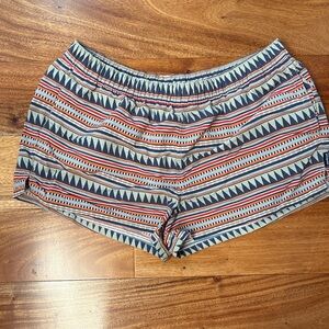 Patagonia Baggies Patterned Women's Shorts size large